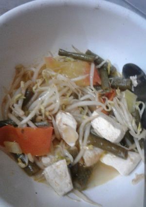 Foto resep Tumis tauge tahu