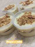 Puding custard milo