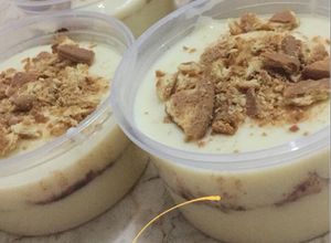 Foto resep Puding custard milo