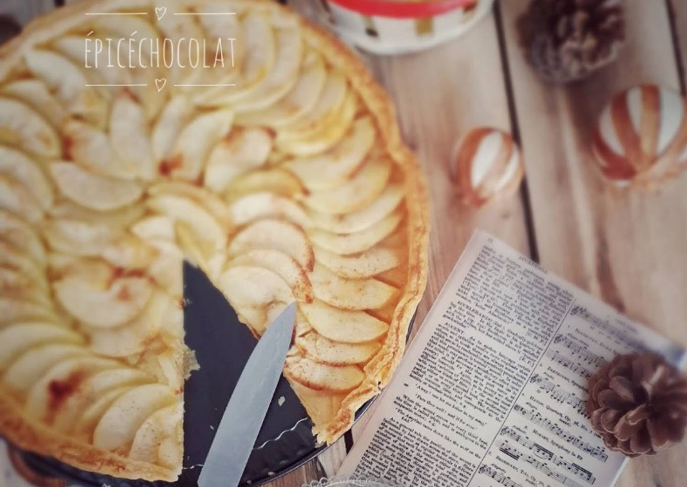 Tarte aux pommes express