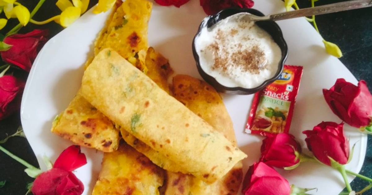 Rice flour paratha 😋😋😋🥰 masala Rice paratha 😋 Recipe by Jyoti Prakash