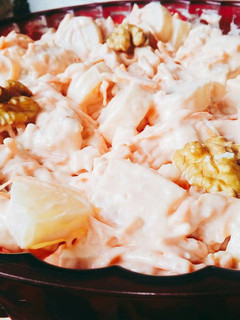 Una foto de Ensalada de palmitos y ananá especial de Navidad