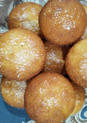 عکسی از دستور 🥥کاپ کیک نارگیلی🧁 در آون توستر