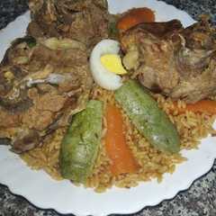 تليتلي مجمر بلحم غنمي 🥩-レシピのメイン写真