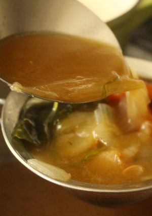 A picture of Easy Homemade Ramen Broth.