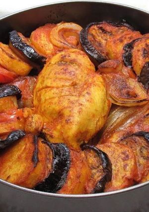 صورة لوصفة تبسي دجاج