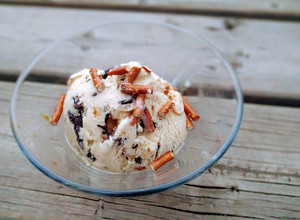 A picture of Salted Caramel Pretzel Ice Cream.