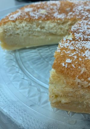Une photo de Gâteau magique à la noix de coco