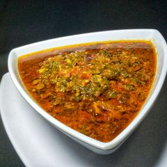 A picture of Groundnut soup.