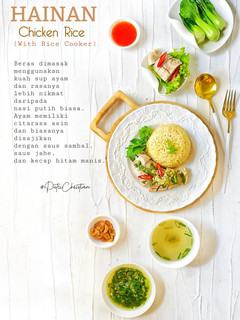 Foto resep Hainan chicken Rice (with Rice Cooker)
