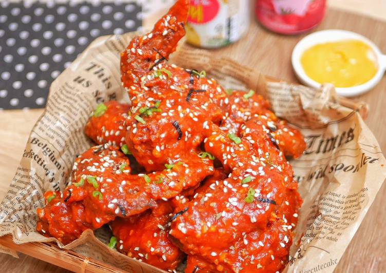 Langkah Mudah untuk Bikin Korean Spicy Chicken Wings yang Enak