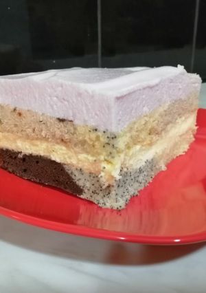 Zdjęcie przepisu Sernik "kwitnący tulipan".