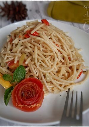 Foto resep Spaghetti Aglio Olio