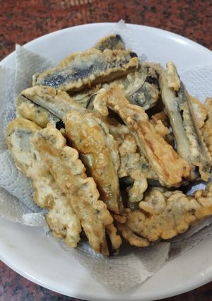 Una foto de Bastones de Berenjena en Tempura (receta vegetariana)