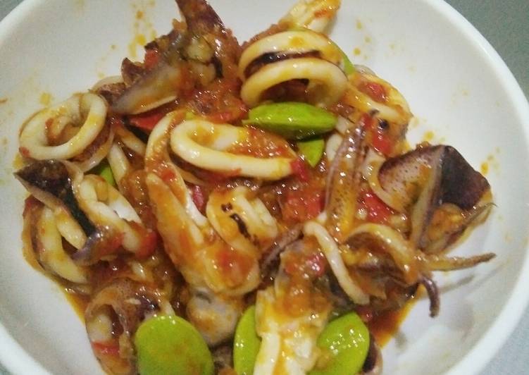 Sambal Cumi Petai Balado