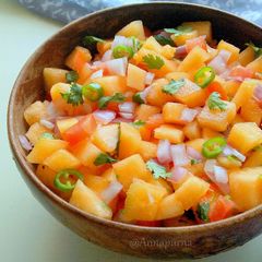 A picture of Muskmelon Salsa.
