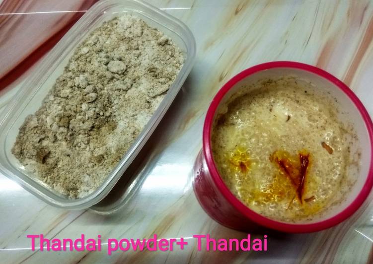 Thandai powder &amp; thandai
