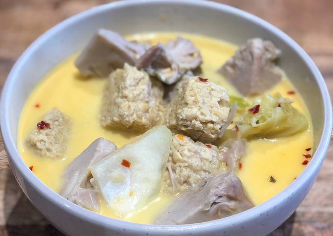 Recipe of Quick Gulai Nangka Muda 🇮🇩(Indonesian jackfruit curry)