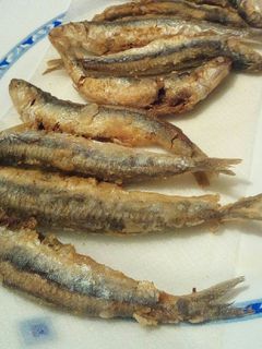 Una foto de Boquerones fritos