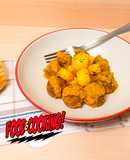 Albóndigas de Soja Texturizada al Curry