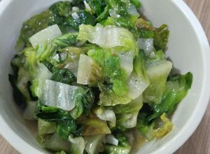 Foto resep Tumis selada romaine