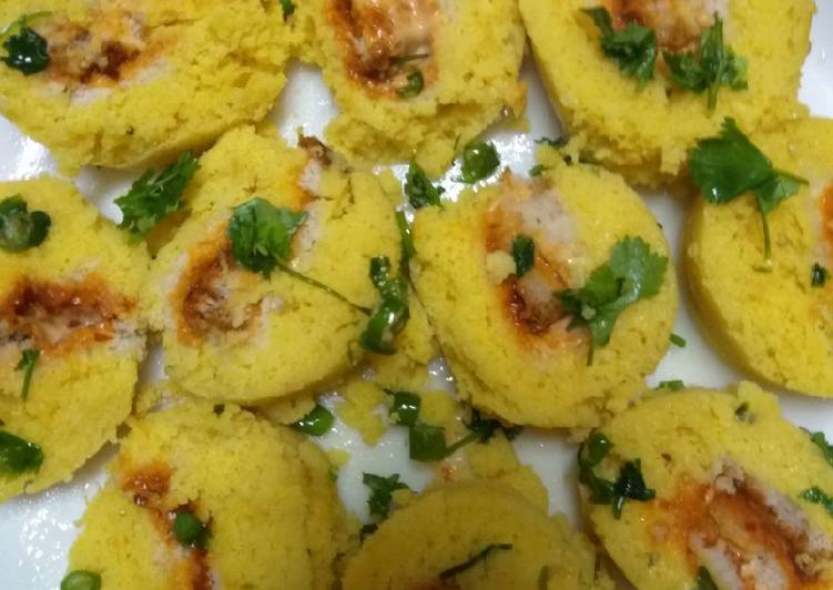 Easiest Way to Prepare Ultimate Sandwich khaman Dhokla

