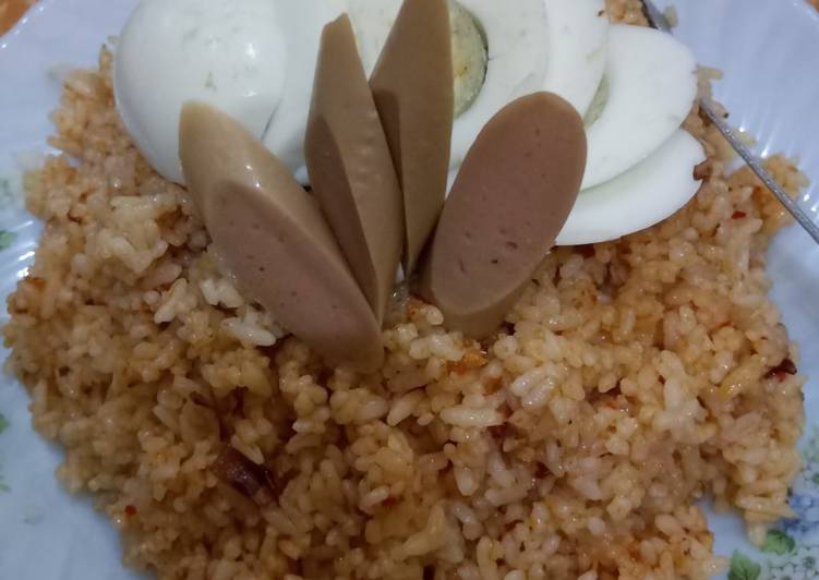 urutan Memasak Nasi Goreng bumbu instan Jadi, Bikin Ngiler