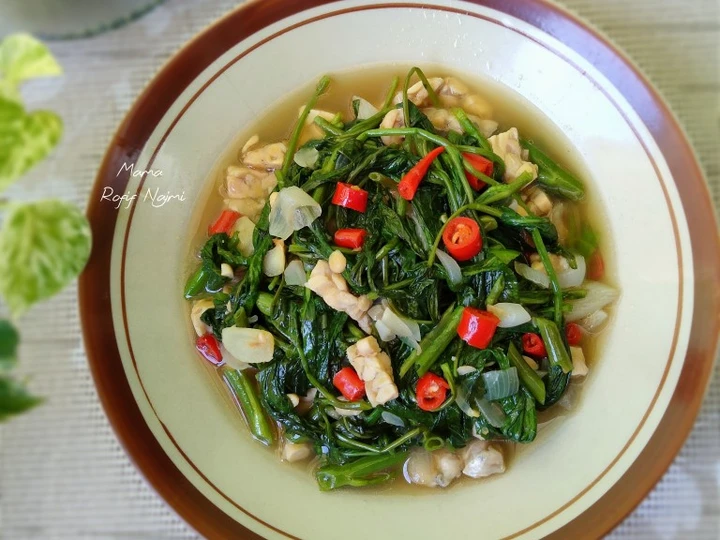 Langkah Mudah untuk Menyiapkan Resep Tempe Tumis Kangkung Rasa Udang Rebon yang Uenak Anti Ribet, Bisa Manjain Lidah