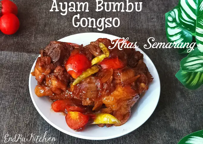 Ayam Bumbu Gongso Khas Semarang