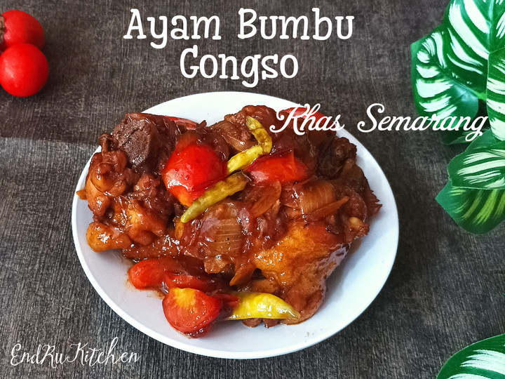  Resep gampang membuat Ayam Bumbu Gongso Khas Semarang yang gurih