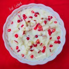 A picture of Fruit Custard.