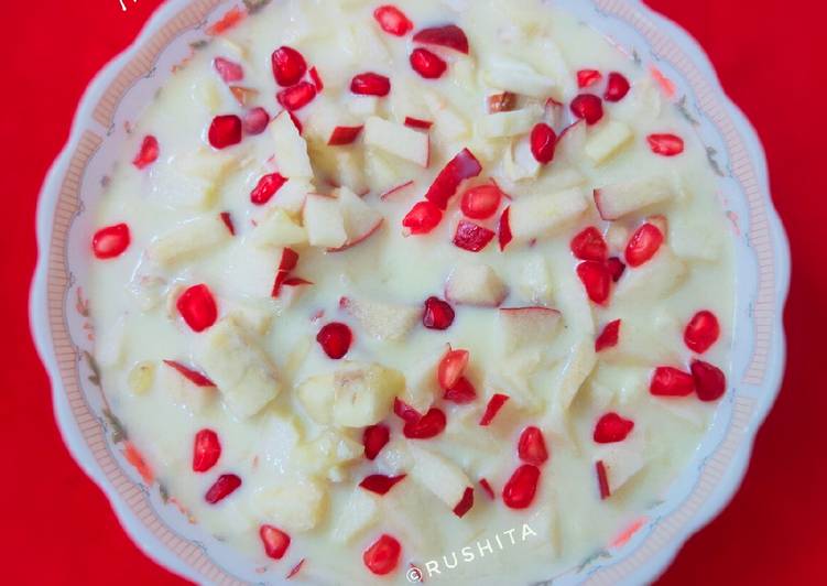 Easiest Way to Make Perfect Fruit Custard