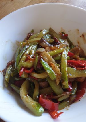 Foto resep Cumi labu saus tiram sederhana