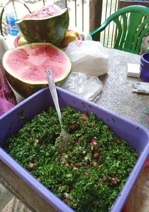 A picture of Tabbouleh.