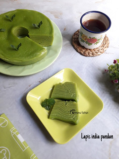 Foto resep Lapis india pandan
