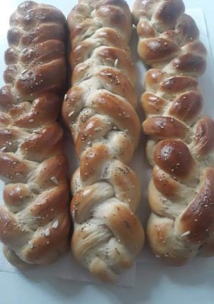 Una foto de Pan de jalá o trenza (salado)