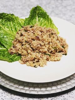 Una foto de Quinoa con tuna