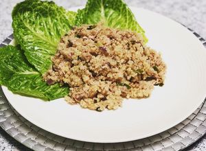 Una foto de Quinoa con tuna