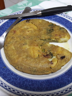Una foto de 🇪🇸 Tortilla "española" de trigo sarraceno y patata vegana 🍳