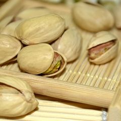 A picture of Fruit-Sweetened Pistachio Cake.