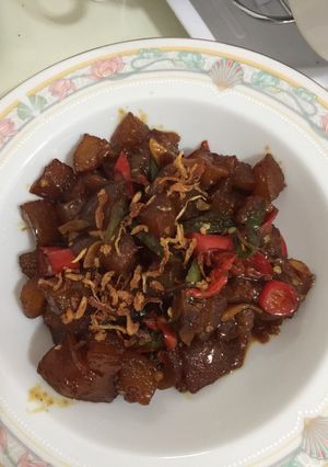 Foto resep Oseng kikil