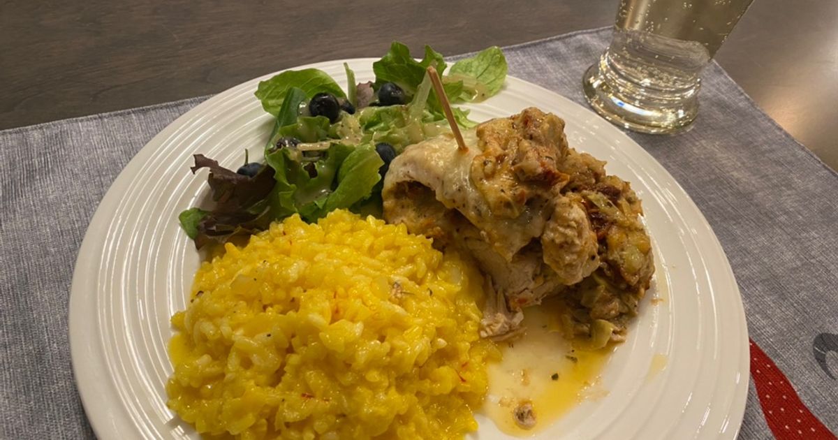 Resep “Marry Me “ stuffed chicken w artichokes and sundried... - foto hasil masakan