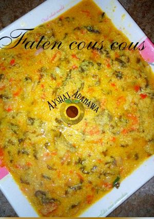 A picture of Faten cous cous.