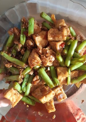 Foto resep Tumis buncis tahu kecap