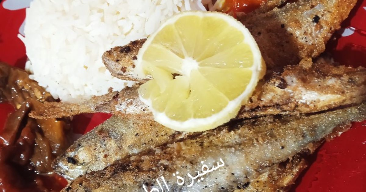 طريقة عمل سمك الخورير 🐟 مرمد في سميد و مقلي😋 على اصولها بطريقة سهلة ...