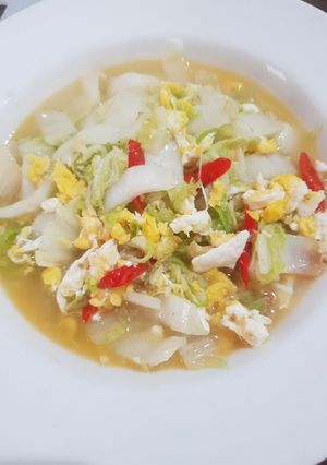 Foto resep Tumis sawi putih