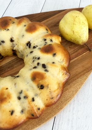 Une photo de Moelleux poire chocolat