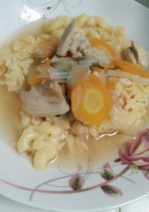Foto resep Sup Ayam Makaroni