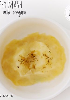 Foto resep Snack mpasi 7m+ : Cheesy mash potatoes