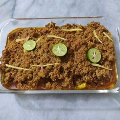 A picture of Shinvari Beef Qeema Karahi.